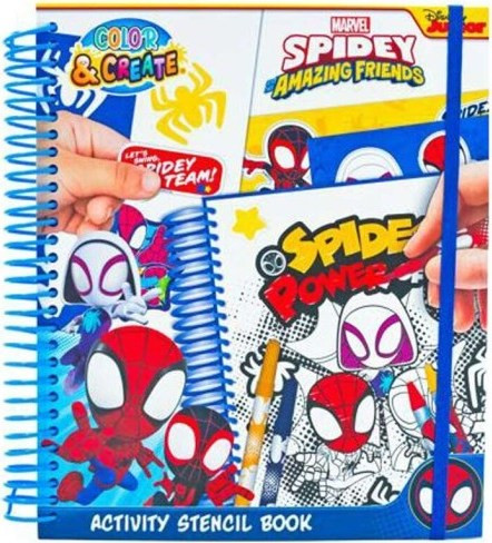 Spiderman Spidey Βιβλίο Χρωματισμού Και Δραστηριοτήτων