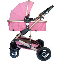 Wisesonle Fiko Καρότσι Μωρού 2 σε 1 Pink