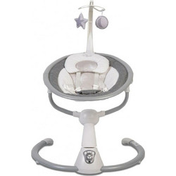 Cangaroo Cloud Relax Μωρού Κούνια με Μουσική έως 9kg Γκρι