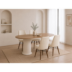 Σετ Τραπεζαρίας με 4 καρέκλες, Valentino ,180x90x75 εκ. All4home
