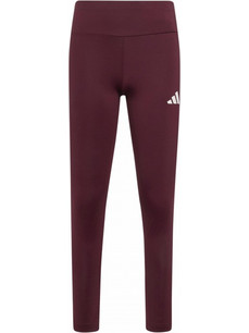TRAIN ESSENTIALS 3-STRIPES LEGGINGS MAROON/WHITE