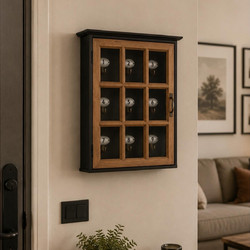 Atmosphera Milana Κλειδοθήκη Τοίχου Ξύλινη 30x10x40cm 344000022 3560232639470