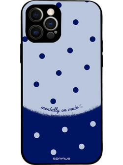 Sonique Delulu Polka Era Series Θήκη Blue Mentally (iPhone 12 Pro)