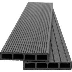 NewPlan WPC ΠΕΡΙΦΡΑΞΗΣ 20/110mm D.GREY 50 Τιμή/m