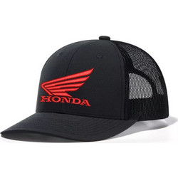 Logo Ανδρικό Καπέλο Jockey με Δίχτυ Snapback Υφασμάτινο Μαύρο 911-0020-9027