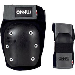 ENNUI Street Dual Set Επιγονατίδες + Περικάρπια - Μαύρο 19.920028