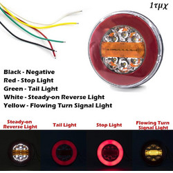 LED Πίσω Φανάρι Φορτηγού 12V - 24V 20 SMD 2835 με Φλας - Φρένο και Όπισθεν IP67 SDS-29229