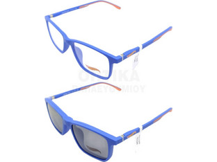 Mattel Hot Wheels HWCL001 BLUE Παιδικός Σκελετός Γυαλιών Οράσεως με Clip-On Μπλε