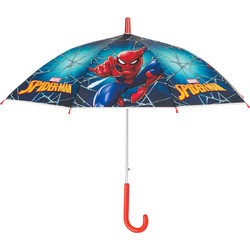 Παιδική Ομπρέλα Αυτόματη Μπλε Κόκκινη Spiderman Μπαστούνι