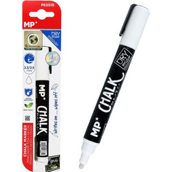 MP μαρκαδόρος υγρής κιμωλίας PE551B, 2.3-2.5mm, λευκός PE551B