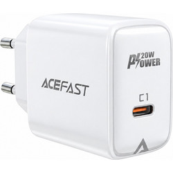 Acefast A1 Φορτιστής Χωρίς Καλώδιο με Θύρα USB-C 20W Power Delivery White