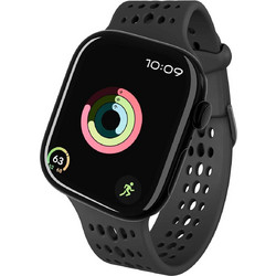 Decoded Ares O Λουράκι Σιλικόνης Black (Apple Watch 38 / 40 / 41 / 42mm)