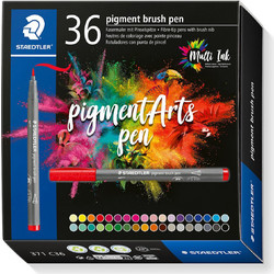 STAEDTLER MultiInk Pigment Arts Σετ Πινέλο-Μαρκαδόρων 36 τεμαχίων