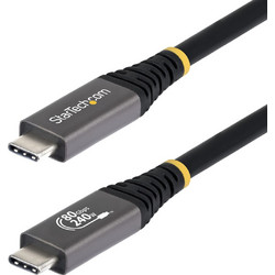 StarTech Καλώδιο USB-C to USB-C 1.5m Μαύρο CC150CM80GUSB4CABLE