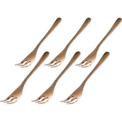 Σετ Μαχαιροπίρουνα Sambonet Taste cake fork set 6 pcs copper