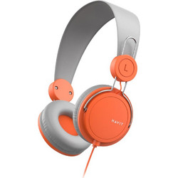 Havit HV-2198D Ενσύρματα Ακουστικά On Ear Πορτοκαλί Γκρι