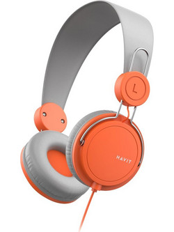 Havit HV-2198D Ενσύρματα Ακουστικά On Ear Πορτοκαλί Γκρι