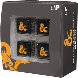 Ultra Pro - Heavy Metal Realmspace D6 Dice Set for Dungeons & Dragons