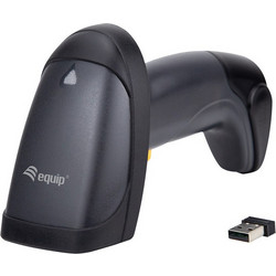 Barcode Scanner Equip Laser Wireless USB Black
