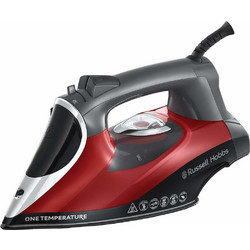 Russell Hobbs One Temperature 25090-56 Red Σίδερο Ατμού 2600W με Κεραμική Πλάκα