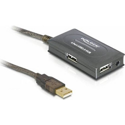 DeLOCK 82748 USB Hub 2.0 USB-A με 4 Θύρες USB-A & Εξωτερική Παροχή Ρεύματος