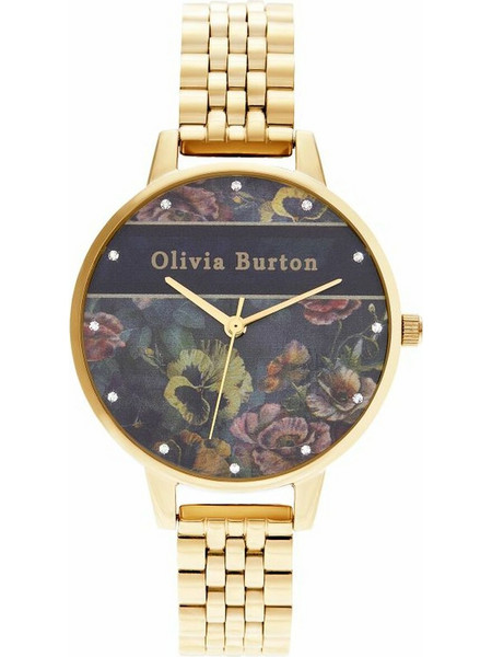 Olivia Burton Varsity Γυναικείο Ρολόι με Χρυσό Μεταλλικό Μπρασελέ OB16VS01