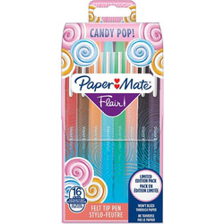 Μαρκαδόροι Papermate fiber pen Flair CandyPop 16er Wallet