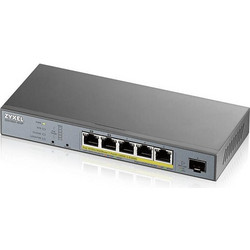 ZyXEL GS1350-6HP Managed L2 Switch με 5 Θύρες Ethernet 1Gbps και 1 SFP Θύρα