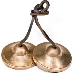 Cymbals-Κύμβαλα - Tingsha απλός συνεχής ήχος Διαστάσεις 6 cm Βάρος 160 g