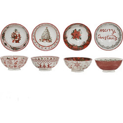 Χριστουγεννιάτικο Μπολ Πορσελάνη 29cl Σε 4 Σχέδια
