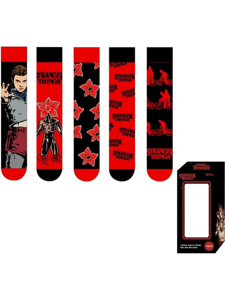 Stranger Things assorted set 5 socks