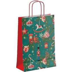 Next χάρτινη τσάντα Xmas Journey Υ31x22x10εκ