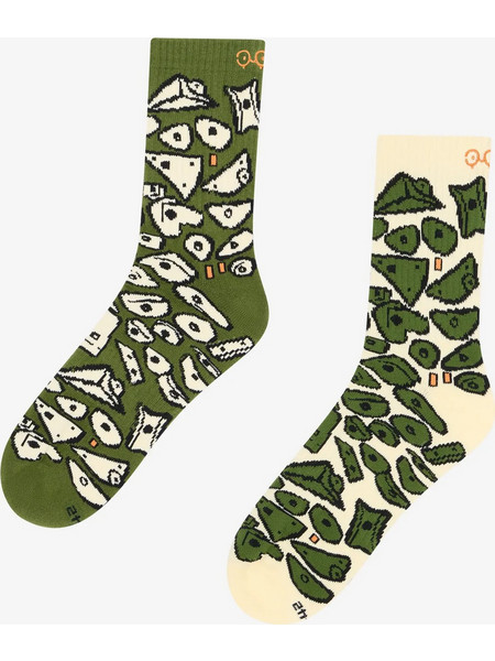 YY Vertical Rock Socks Spray Wall Ανδρικές Κάλτσες Πράσινες