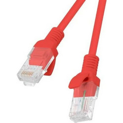 Lanberg U/UTP Cat.5e Καλώδιο Δικτύου Ethernet 0.25m Red