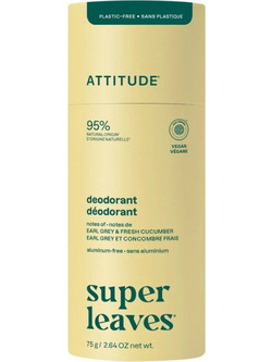 Attitude Aluminum Free Earl Grey & Fresh Cucumber Αποσμητικό Χωρίς Αλουμίνιο 85gr 19211