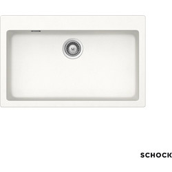 Schock Cristalite Manhattan Ένθετος Νεροχύτης Γρανίτη Ματ Superwhite 79x50cm 30080-1301