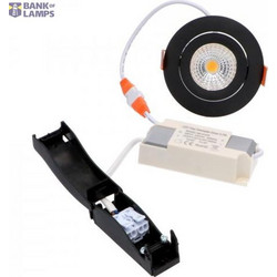 LED Downlight 7W 2700K 450Lm black DIM 800542 SHADA