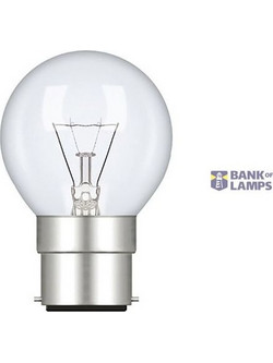 Incandescent Bulb 40W Clear Golf B22
