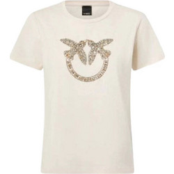 PINKO QUENTIN T-SHIRT ΜΠΛΟΥΖΑ 100535-A3JP-C21-BIRCH BEIGE