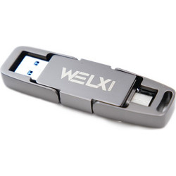 WELX - ULTRAFAST BLACK - Dual USB-A / USB-C Drive Pro (128GB)