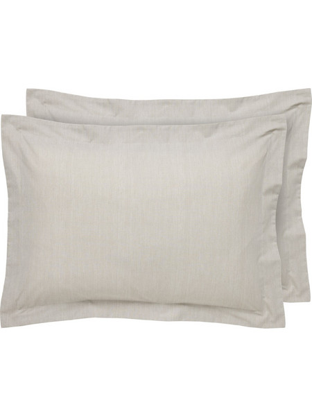 Σετ 2 τμχ μαξιλαροθήκες 50X70+5cm Das Home Casual 5445 Taupe TAUPE