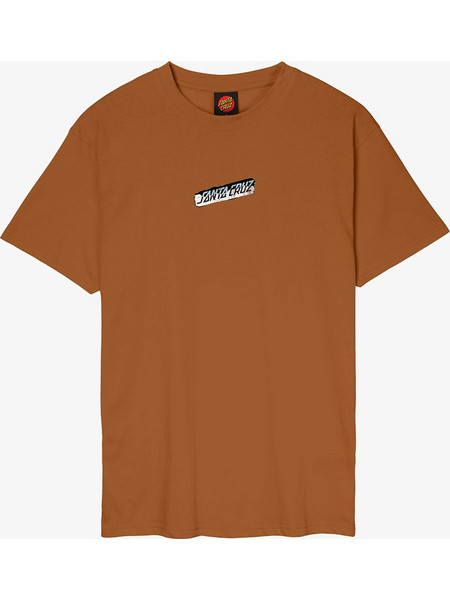 SANTA CRUZ Men Damaged Hand T-shirt - RUST - SCA-TEE-13950