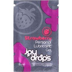 Joy Drops Strawberry Personal Λιπαντικό Gel Νερού Κόλπου & Πρωκτού 5ml