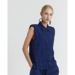 Namaste Tamali Γυναικείο Πουκάμισο Μπλε WW0426015-BLUE