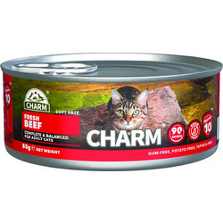 Charm Wet Food Beef Pate Κονσέρβα Γάτας 85gr