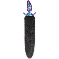 Lovetoy Mystitail Πρωκτική Σφήνα Tail Plug 14cm Μπλε