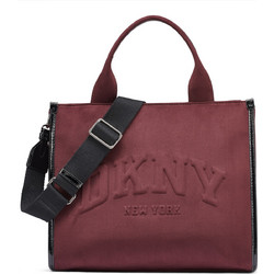 DKNY Γυναικεία Τσάντα Χειρός Υφασμάτινη Μπορντό R63AMR57-SAR