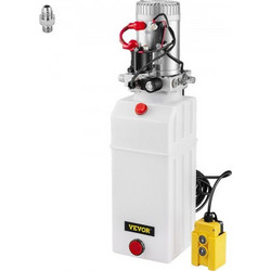 VEVOR Hydraulic Power Unit 12V Hydraulic Motor Hydraulic Pump, Dump Trailer Hydraulic Pump Hydraulic Power Pack
