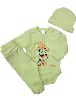 Beboulino Panda Dog Σετ Νεογέννητου 56cm Κίτρινο 80408540556