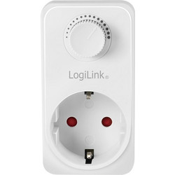 LogiLink Socket Adapter With Dimmer Μονόπριζο PA0151